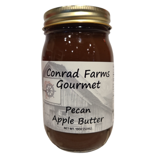 Pecan Apple Butter - 19 oz - Conrad's Gourmet Gifts - product image