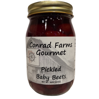 Sweet Pickled Baby Beets 16 oz - Conrad's Gourmet Gifts - product image