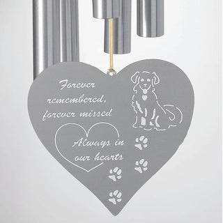 Chimes of Remembrance™ - Forever Heart, Dog - Conrad's Gourmet Gifts - product image