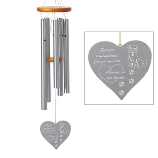 Chimes of Remembrance™ - Forever Heart, Dog - Conrad's Gourmet Gifts - product image