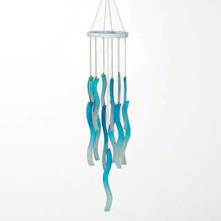 Sea Glass Chime™ - Blue Waves - Conrad's Gourmet Gifts - product image