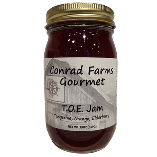 Toe Jam (Tangerine, Orange & Elderberry) 19oz Jar - Conrad's Gourmet Gifts - product image