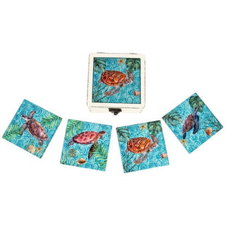 Coaster set Turtles - Conrad's Gourmet Gifts - product image