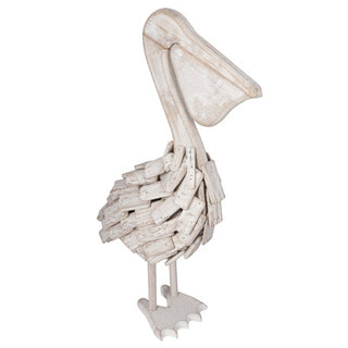 22" DECORATIVE DRIFTWOOD PELICAN - Conrad's Gourmet Gifts - product image