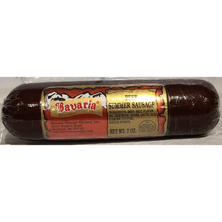 7oz Beef Summer Sausage - Conrad's Best Gourmet Gifts - product image
