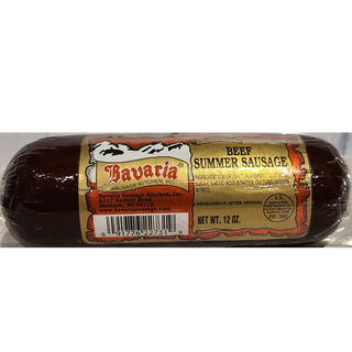 Bavaria Beef Summer Sausage 12oz - Conrad's Best Gourmet Gifts - product image