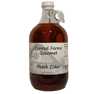 Peach Cider 64oz - Conrad's Best Gourmet Gifts - product image