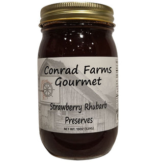 Strawberry Rhubarb Jam - Conrad's Best Gourmet Gifts - product image