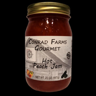 Hot Peach Jam - Conrad's Best Gourmet Gifts - product image
