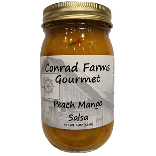 Peach Mango Salsa  16oz - Conrad's Best Gourmet Gifts - product image
