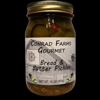 All-Natural Bread and Butter Pickles - Conrad's Best Gourmet Gifts - product image
