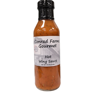 Hot Wing Sauce 12oz - Conrad's Best Gourmet Gifts - product image