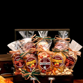 Gourmet Fruit & Nuts Gift Chest - Conrad's Best Gourmet Gifts - product image