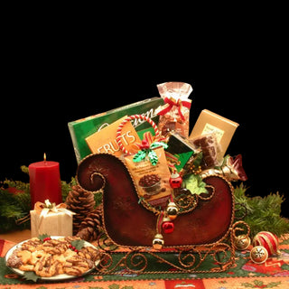 Season's Greetings Holiday Sleigh - Conrad's Best Gourmet Gifts - product image