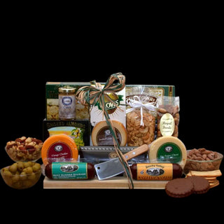 Ultimate Gourmet Nut & Sausage Board - Conrad's Best Gourmet Gifts - product image