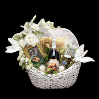 Wedding Wishes Gift Basket - Conrad's Best Gourmet Gifts - product image