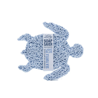 Light Blue Sea Turtle Soap Saver - Conrad's Gourmet Gifts - product image