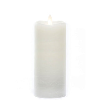 Creme Color Frosted Pillar 7" - Conrad's Gourmet Gifts - product image