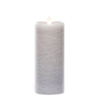 Warm Sand Frosted Pillar 8" - Conrad's Gourmet Gifts - product image