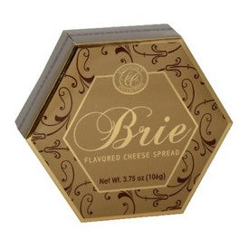 Brie Cheddar Cheese Spread Gold Box - Conrad's Best Gourmet Gifts - product image