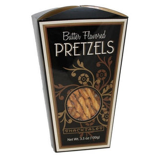 Butter Flavored Pretzels Black - Conrad's Best Gourmet Gifts - product image