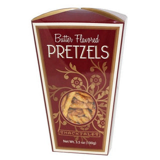 Butter Flavored Pretzels Burgandy - Conrad's Best Gourmet Gifts - product image