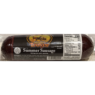 Troyer 12 oz Summer Sausage - Conrad's Best Gourmet Gifts - product image